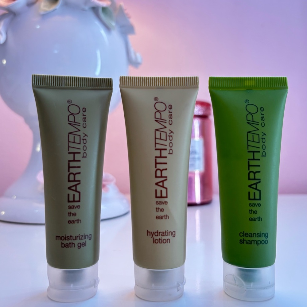Set of 3 Cleaning Shampoo with green tea aroma, body care EarthTempo. - Picture 3 of 5